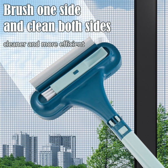 Multi-Surface Window Cleaning Tool – Extendable Squeegee with Detachable Brush for Cars, Screens & Kitchen Glass