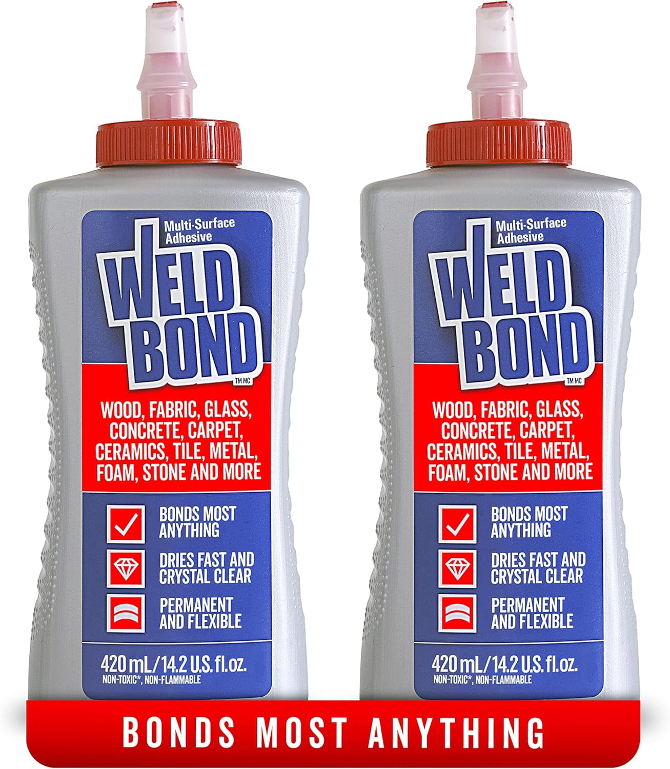 MultiSurface Wood Glue Gallon, Gallon of Glue for Crafts, Wood Glue