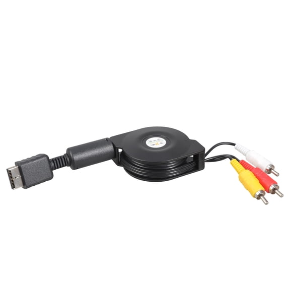Multi-System AV Cable for PS1 Adjustable 1.7M Copper Composite Video