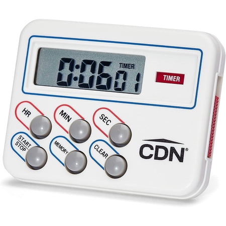 Multi-Task Timer & Clock | Counts Up & Down, 24 Hours by Hours, Minutes & Seconds, Memory, Clock, Stopwatch, Stand, Hang, Magnet Mounting - TM8