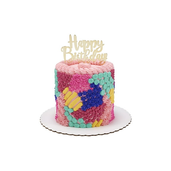 Multi Texture Barrel Cake