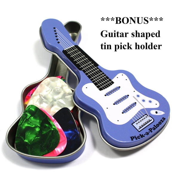 Multi Thickness Pearloid Pick Strips, Custom Blank Sheets for DIY Guitar Pick Making Punch, Craft Supply for Musicians - 0.50mm Light