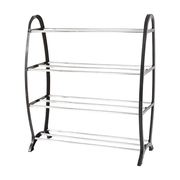 Multi-Tier Assembled Shoe Rack, 20.87x18.50x7.87in Stackable Storage Organizer, Closet Shoe Organizer, Dormitory Entrance Storage Rack