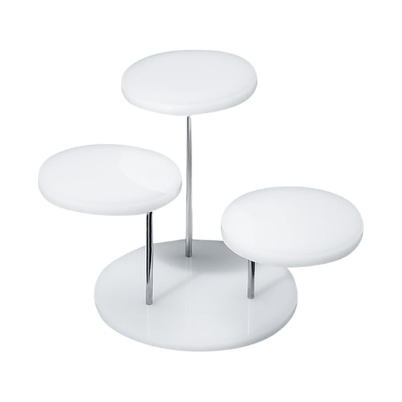 Multi-Tier Cupcake Stand, Acrylic Elegant Dessert Tower and Jewelry Display Riser for Wedding Party Decor and Retail Showcase, Versatile Tiered Organizer