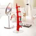 thumbnail image 1 of Multi Tier Eyeglasses Frame Stand Glasses Organizer Decorative Shelves 5 Frames Retail Display Shelf Rack Show for Showcase, Countertop, Retail, 1 of 8