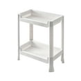 thumbnail image 1 of LanSuare Multi-Tier Floor Storage Rack, Adjustable Kitchen/Bathroom Organizer for Veggies/Cosmetics, Mobile Shelf Unit, 1 of 2