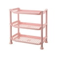 thumbnail image 1 of Multi Tier Rolling Cart Multi Tier Cart Bedside Cart Storage Cart Bathroom Rack Kitchen Rack Multi Layer Storage Rack Desktop Storage Rack Suitable for Bathroom Kitchen Living Room, 1 of 6