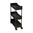 thumbnail image 1 of Multi-Tier Rolling Storage Cart with Wheels Mobile Organizer Rack for Living Room Bedroom Bathroom Kitchen Space Saving Utility Cart, 1 of 7