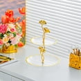 thumbnail image 1 of Multi-Tier Serving Tray Stand, 3-Tiered Dessert Plates Display Holder for Party, Wedding, Afternoon Tea, Kitchen Counter, Buffet, Snacks, Cupcakes, Fruits, Appetizers, Decorative Centerpiece, 1 of 6