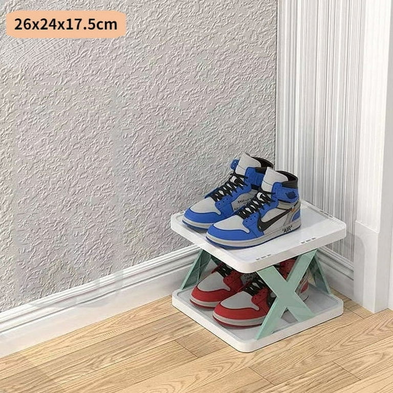 HONEIER 9 Tier Shoe Rack, Shoe Organizer with Nonwoven Fabric