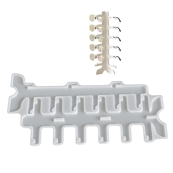 Multi Tiers Eyewear Stand Silicone Casting Mold Sunglasses Rack Display Stand Mould For Organizing Accessories