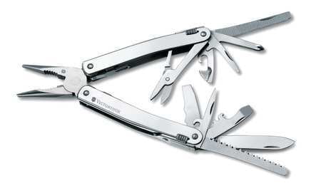 Multi-Tool,10 Tools,27 Functions,4 In,Ss Victorinox Swiss Army