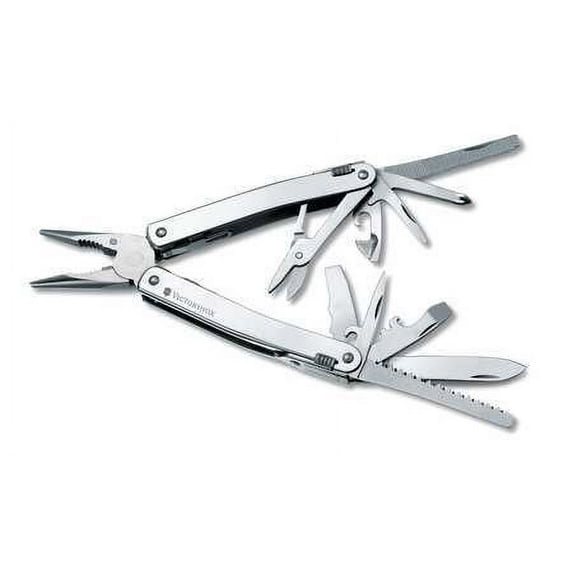 Multi-Tool,10 Tools,27 Functions,4 In,Ss Victorinox Swiss Army 53814