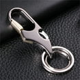 thumbnail image 1 of Multi-Tool Keychain Bottle Opener Metal Hook Practical EDC Gear Compact Carry Essential for Outdoor Daily Use​(Silver,C), 1 of 1