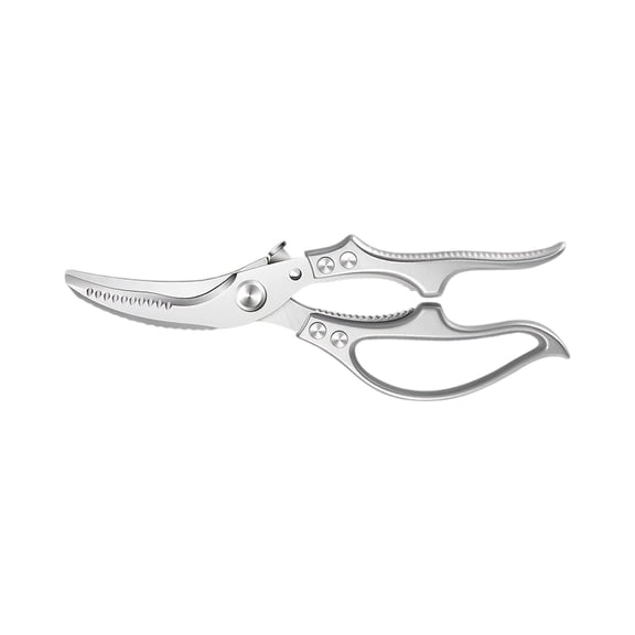 Multi-Tool Kitchen Gadgets Kitchen Shears Poultry Scissors Utility Shears 1-Piece Heavy-Duty Stainless Steel Meat Bone Cutter Built-In Nutcracker Opener