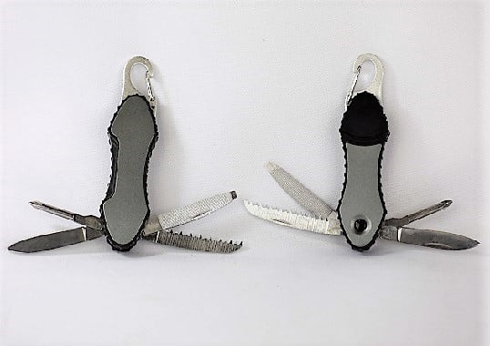 Multi-Tool Knife with LED Flashlight and Carabiner Hook (2 Pack) - Walmart.com Multi-Tool Knife with LED Flashlight and Carabiner Hook (2 Pack) - Walmart.com