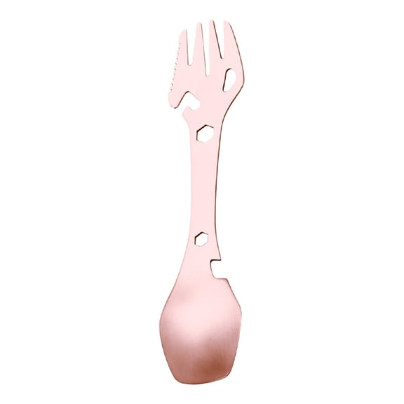 Multi Tool Spork (3 in 1 Utensil, Camping Spork), Tactical Spork Camping Utensil, 5 in 1 Stainless Steel Fork Spoon Can Opener, Multi Tool Spork, Camping Utensil, Outdoor Eating, Survival Tool