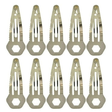 Multi Tool Tactical Hair Clips - Multi-Functional EDC Survival Kit For Women (10 Pack)