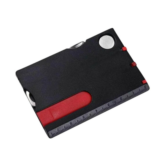 Multi-Tools Hand Tools, Portable 8-Piece Multi-Functional Tool Card, Outdoor and Office Supplies, Includes Letter Opener, Screwdriver, and Practical Utility Tools