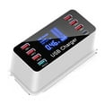 thumbnail image 1 of Multi USB 8-Port Fast Desktop Hub Wall Charger Charging Station Quick Charge 3.0 ,Portable Station, 1 of 5