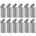 MultiUse 13 Dram Pop Top Pill Containers Waterproof Airtight Plastic