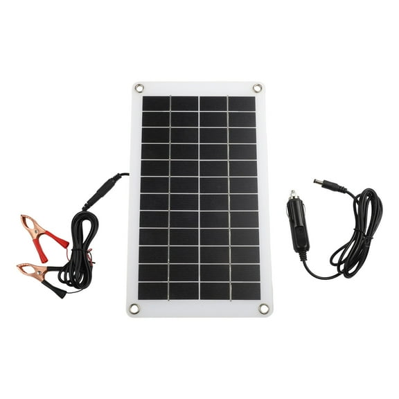 Multi Use 30W 12V Solar Trickle Charger Waterproof Solar Panel for Cars, RVs, and Boats with Long Lasting Performance