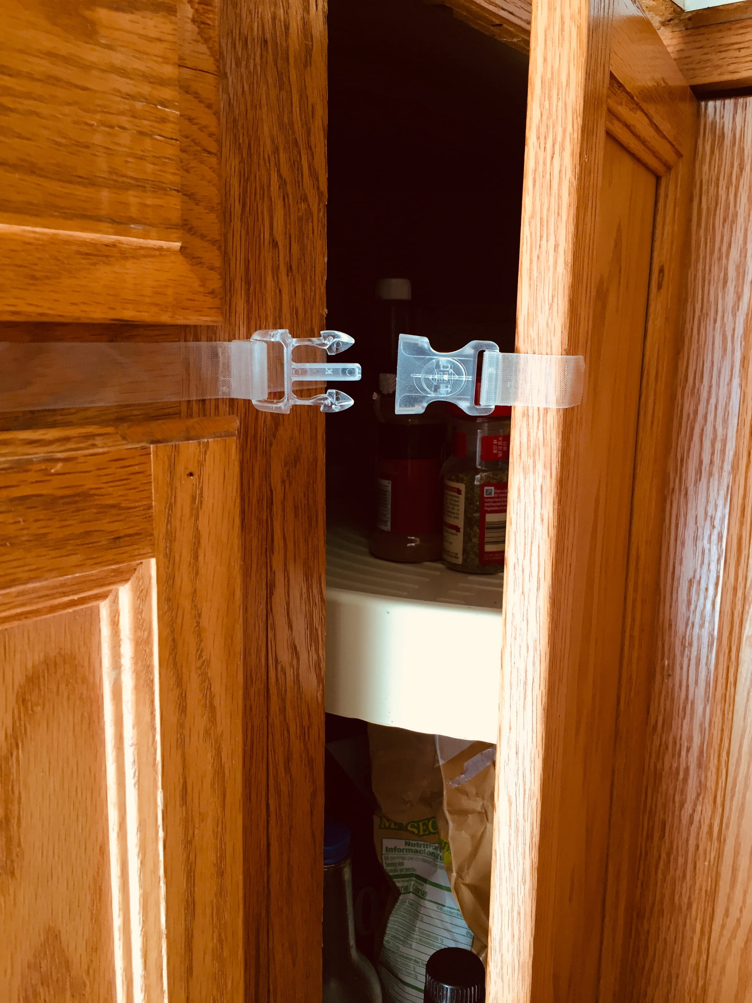 Multi-Use Baby Toddler Safety Latch for Fridges and Cabinets, Clear, 1 Count