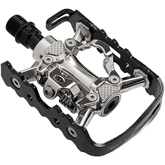 Multi-Use Compatible with Shimano SPD Mountain Bike Bicycle Sealed Clipless Pedals - Dual Platform Multi-Purpose - Great for Touring, Road, Trekking Bikes$$Sport & Recreation Other
