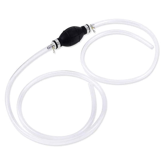 Multi-Use Fuel Transfer Pump, Portable and Efficient Siphon for Quick Liquid Flow, Compatible with Water, Gasoline, Diesel, Engine Oil, for Vehicles, Engines, Lawn Equipment
