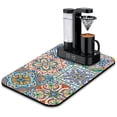 thumbnail image 1 of Multi Use Mexican Coffee Drying Mat Super Absorbent Diatom Mud Pad for Kitchen Counter, Coffee Mat19.5x12in Perfect Kitchen Gadget for Easy and Efficient Cleaning, 1 of 7