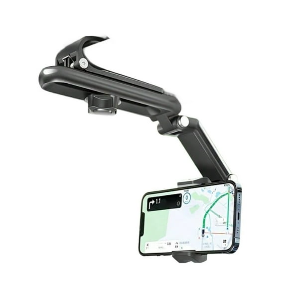 Multi-Use Phone Holder for Car & Desk, Strong Grip & Full Rotation for Any Angle