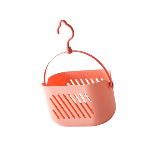 Multi Use Shower Storage Container With Ventilated Holes Portable Handle For Toiletries Kitchen Bath Accessories