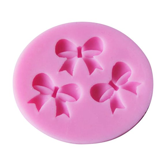 Multi-Use Silicone Baking Mold Bow Set for DIY Fondant, Chocolate, Cakes Durable Home and Kitchen Decor for Birthdays, Weddings, Holidays