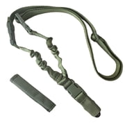 Tidify Adjustable Elastic Sling Strap with Quick-Release Buckle   Outdoor Shoulder Strap for Archery, Photography & GearGreen, 1 Count
