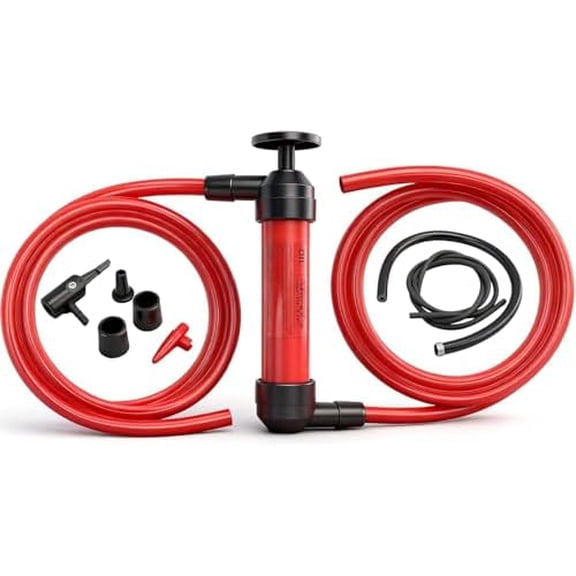 Multi-Use Siphon Fuel Transfer Pump Kit for Gas Oil and Liquids
