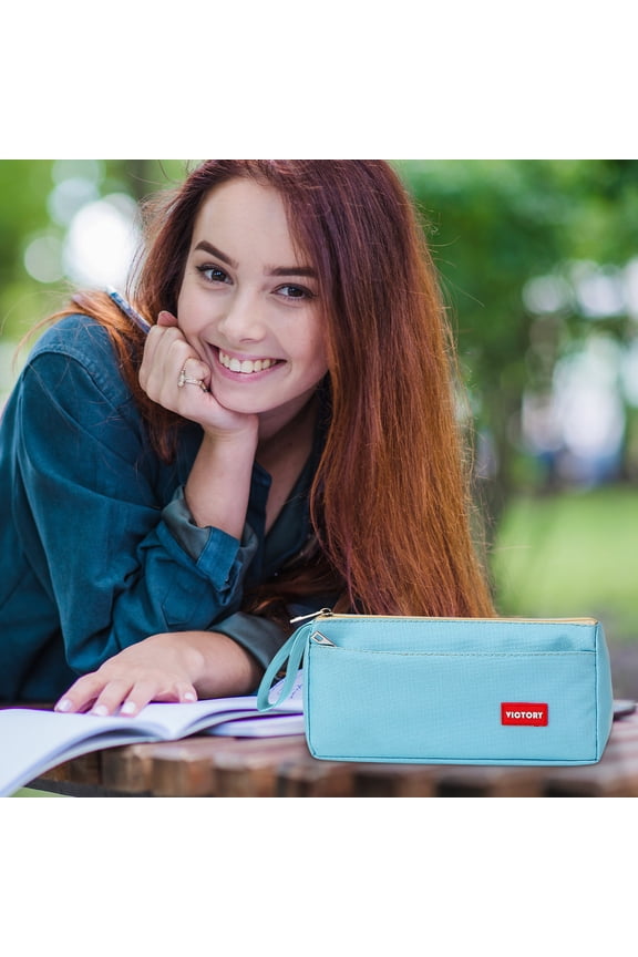 Multi-Use Small Pencil Pouch – Compact Yet Spacious Cosmetic & Coin Bag – Holds Keys, Headphones, Stickers, Ideal for Teens, Women and Daily Organization