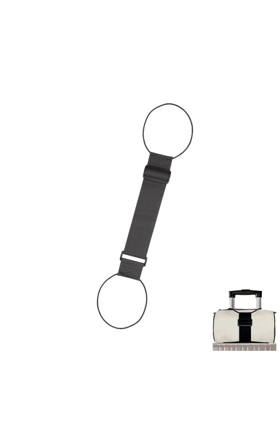 Multi Use Strong Adjustable Luggage Connector Straps, Elastic Rope Adjustable Buckle, Waterproof Wear-Resistant Colorful Rainbow Travel Straps, Secure Stacking Suitcase Essentials