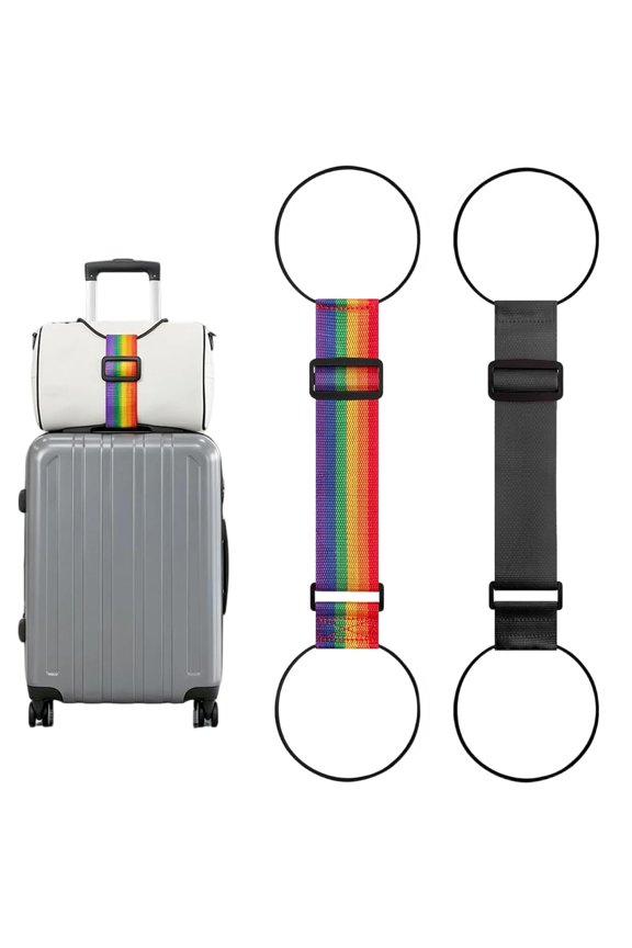 Multi Use Strong Adjustable Luggage Connector Straps, Elastic Suitcases Strap