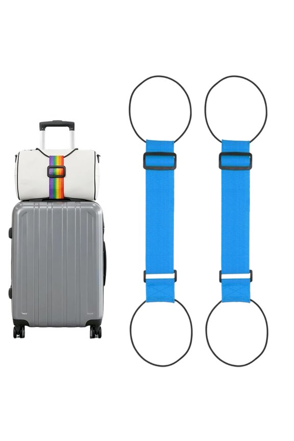 Multi Use Strong Adjustable Luggage Connector Straps, Elastic Suitcases Strap