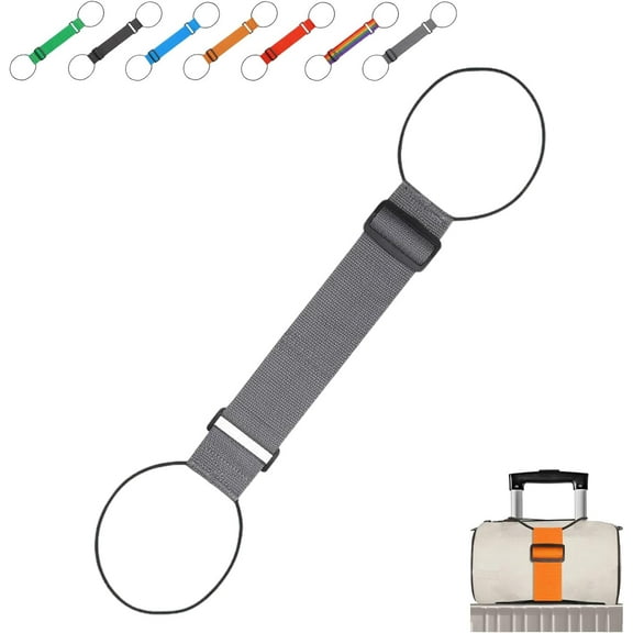 Multi Use Strong Adjustable Luggage Connector Straps, Luggage Essentials, Elastic Rope,Adjustable Buckle, Waterproof and Wear-Resistant, Packing Tips for Travel