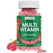 YUM-Vs Multivitamin Gummies for Immune Support, Daily Gummy Vitamins for Men and Women, 60 Count