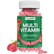 YUM-Vs Multivitamin Gummies for Immune Support, Daily Gummy Vitamins for Men and Women, 60 Count