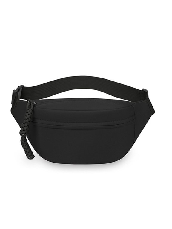 Multi-Way Crossbody Sling Bag, Waist Pack,Adjustable Fanny Pack for Men and Women with Water-Resistant Nylon,Large Capacity Multi-Compartment for Travel Hiking Running