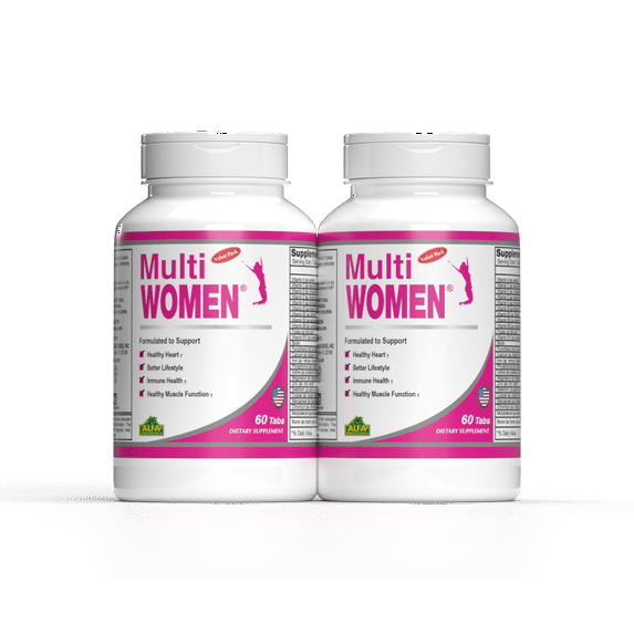 Multi Women - Daily Multivitamins for Women - 60 tablets - 2 PACK