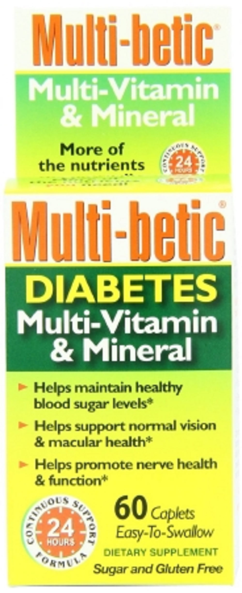 Multibetic Diabetes Multivitamin Supplement 5000 IU / 250 mg