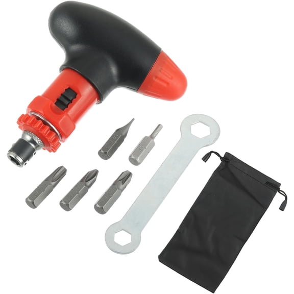 Multi bit Ratchet Snowboard Screwdriver for Adjusting Bindings, snowboard tool, 6-in-1 Snowboard Multitool, Compact and Pocket Friendly