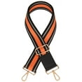thumbnail image 1 of Multi color 2" Wide Shoulder Strap Replacement for purse crossbody bag Handbags Guitar Style Canvas Shoulder Belt Golden hardware, 1 of 3