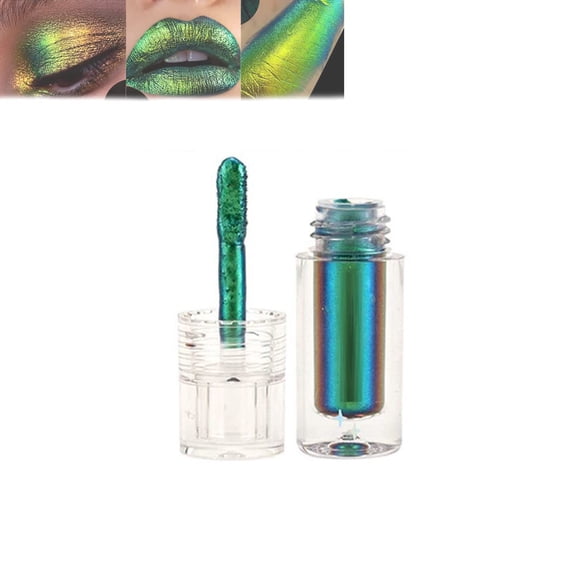 Multi-color Chrome Eye Shadow Lipsticks, Chameleon Highly Pigment Long-Lasting, Color Changing Lipstick Eye Shadow(#03)