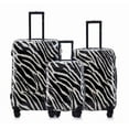 thumbnail image 1 of Multi-color Design ABS Hard Shell Lightweight with 360° Dual Spinning Wheels & Combo Lock - Includes 28", 24", 20" 3-Piece Luggage Set, 1 of 3