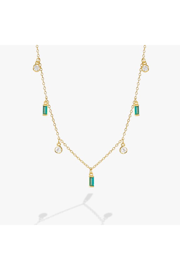 Multi-color French-style Bohemian Tassel Collar Necklace